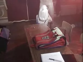 Busty tattooed Latina անում anal pov